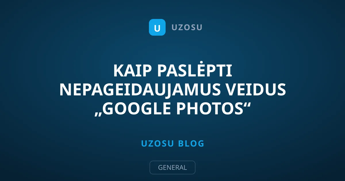 Kaip paslėpti nepageidaujamus veidus „Google Photos“ prisiminimuose